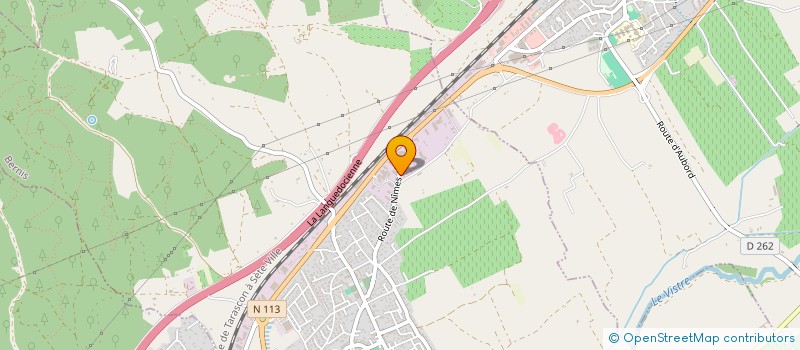 localisation de l'entreprise LES AMANDIERS  BERNIS