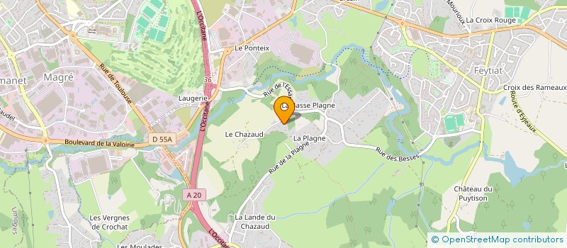 localisation de l'entreprise LES AMANDIERS à FEYTIAT