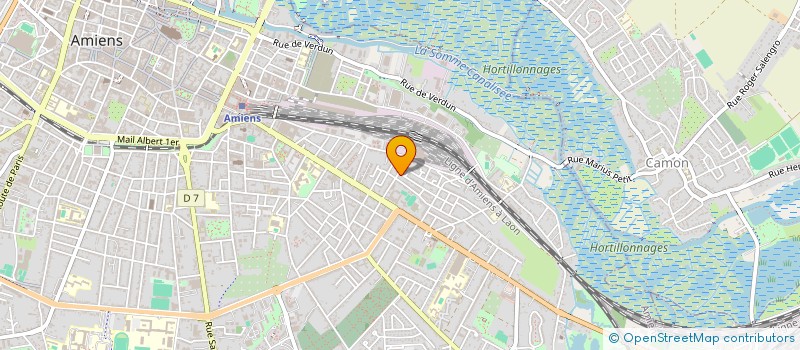 localisation de l'entreprise LES AMARINES à AMIENS