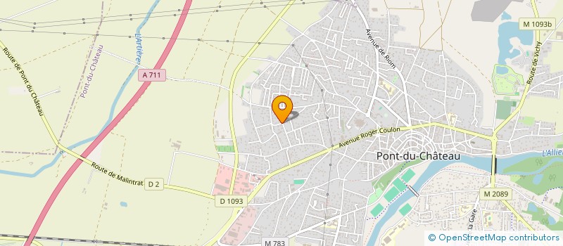 localisation de l'entreprise LES AMARYLLIS  PONT-DU-CHATEAU