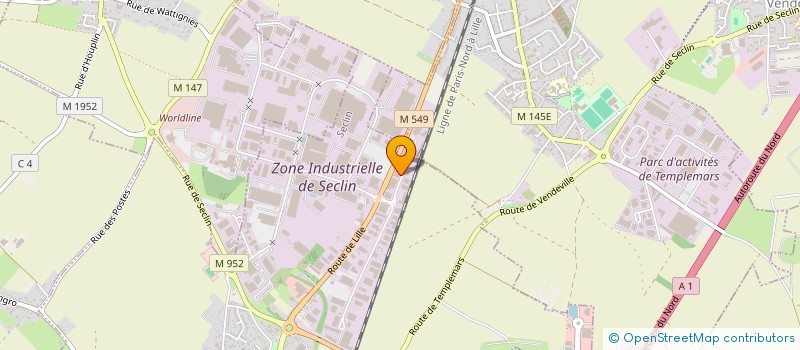 localisation de l'entreprise LES AMARYLLIS  SECLIN