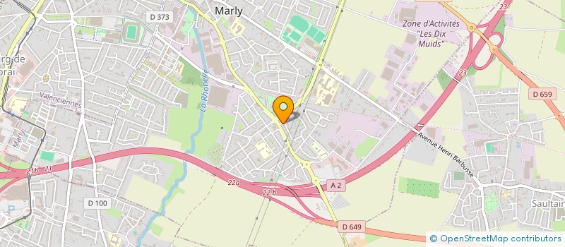 localisation de l'entreprise LES AMARYLLIS DE MARLY  MARLY