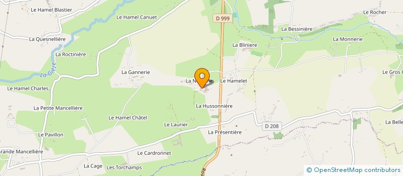 localisation de l'entreprise LES AMATEURS  PERCY-EN-NORMANDIE