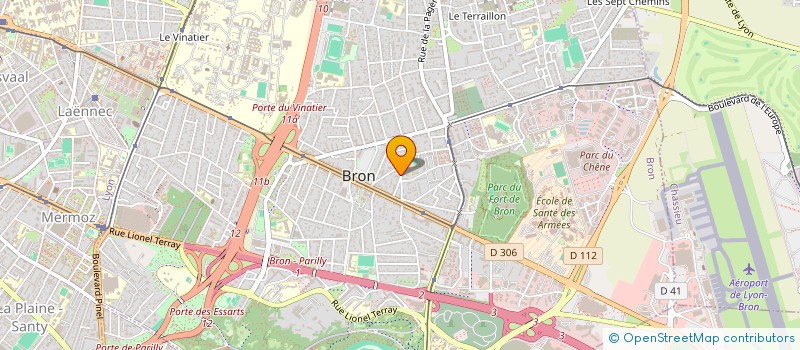 localisation de l'entreprise LES AMATEURS PROFESSIONNELS à BRON