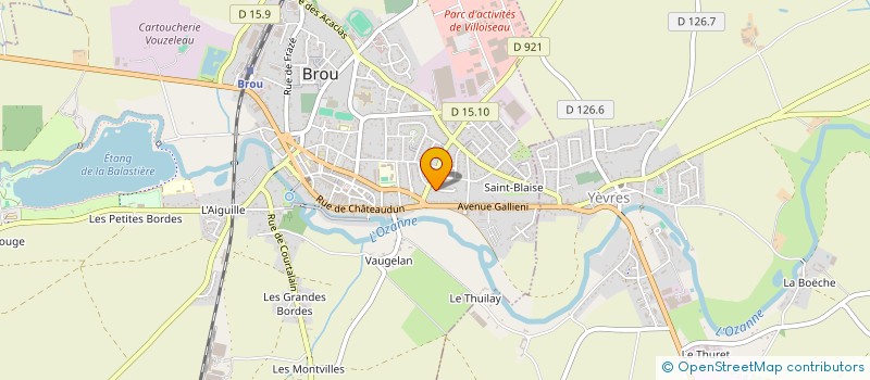 localisation de l'entreprise LES AMAZ'ELLES à DANGEAU