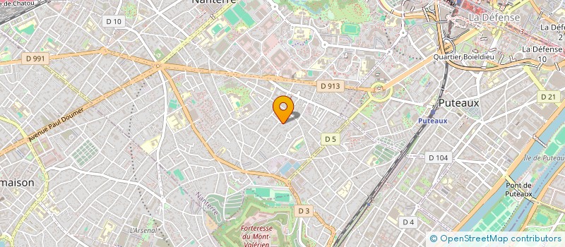 localisation de l'entreprise LES AMAZONES D'AIDA  NANTERRE