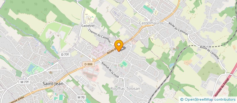 localisation de l'entreprise LES AMAZONES DE FRANCE  ROUFFIAC-TOLOSAN