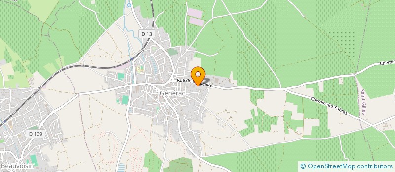 localisation de l'entreprise LES AMAZONES DU DELTA  GENERAC