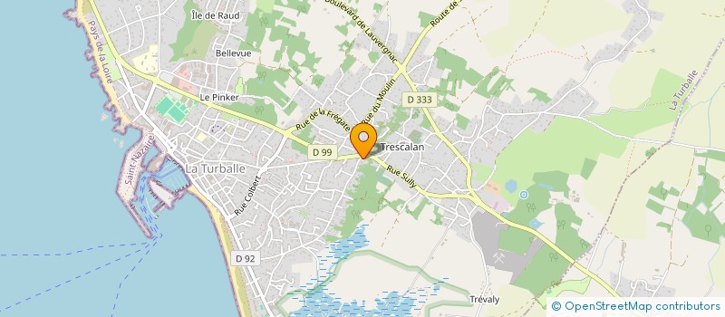 localisation de l'entreprise LES AMAZONES DU RAG  LA TURBALLE