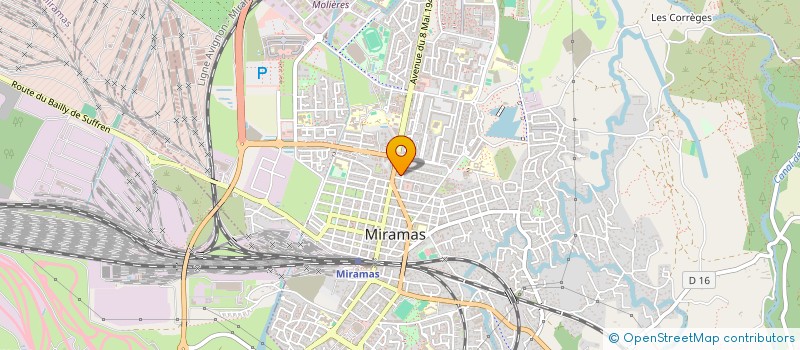 localisation de l'entreprise LES AMAZONES DU SUD à MIRAMAS
