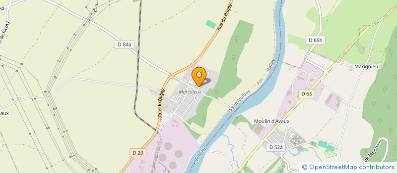 localisation de l'entreprise LES AMBARRES  SAINT-SORLIN-EN-BUGEY