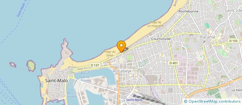 localisation de l'entreprise LES AMBASSADEURS à SAINT-MALO