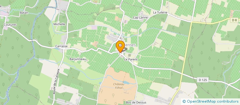 localisation de l'entreprise LES AMBASSADEURS DE SAUTERNES  SAUTERNES