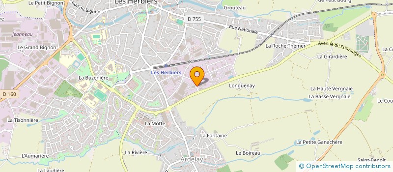 localisation de l'entreprise LES AMBASSADEURS DU PAIN  LES HERBIERS