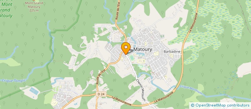 localisation de l'entreprise LES AMBI.CIEUX  MATOURY