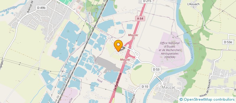 localisation de l'entreprise LES AMBIANCES EPHEMERES  MAUZAC