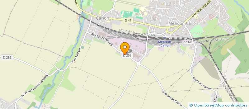 localisation de l'entreprise LES AMBITIEUX  MEZIDON VALLEE D'AUGE