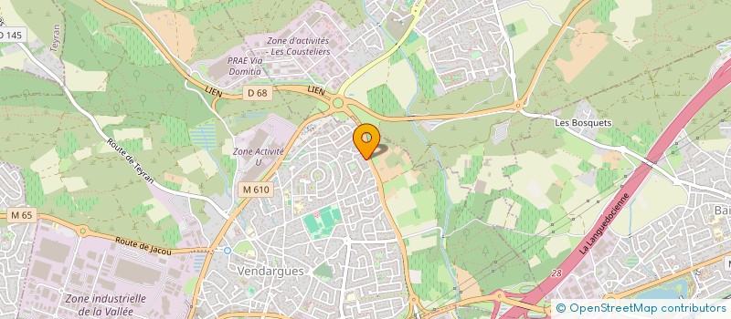 localisation de l'entreprise LES AMBU'RAIDERS à VENDARGUES