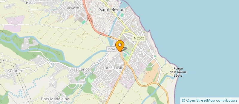 localisation de l'entreprise LES AMBULANCES DE L'EST  SAINT-BENOIT