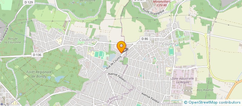 localisation de l'entreprise LES AMBULANCES DE LA FORET à COUBRON