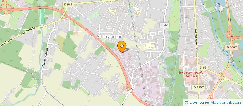 localisation de l'entreprise LES AMBULANCES DU MONTARGOIS à VILLEMANDEUR