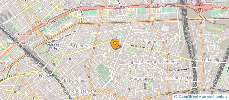 localisation de l'entreprise LES AMBULANCES GEFER à PARIS