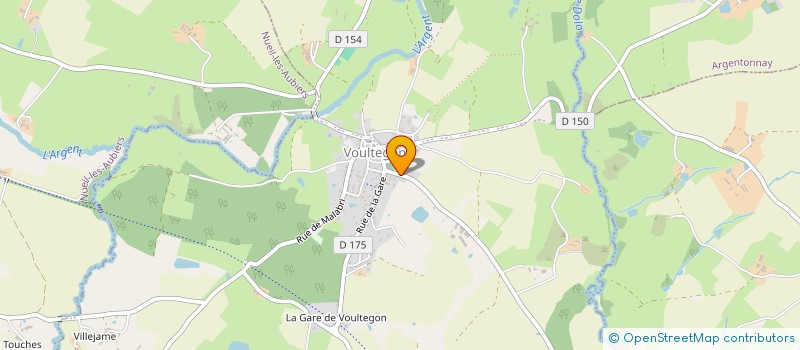 localisation de l'entreprise LES AMBULANCES REUNIES DU CHATEAU à ARGENTONNAY