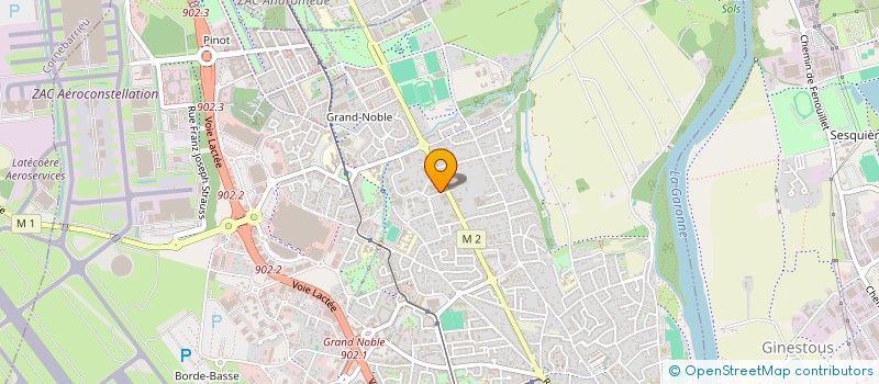 localisation de l'entreprise LES AMBULANCES SAINT MICHEL à BLAGNAC