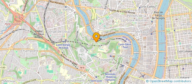 localisation de l'entreprise LES AMENGAUX  LYON 9EME