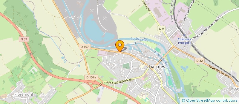 localisation de l'entreprise LES AMERICAINES  CHARMES