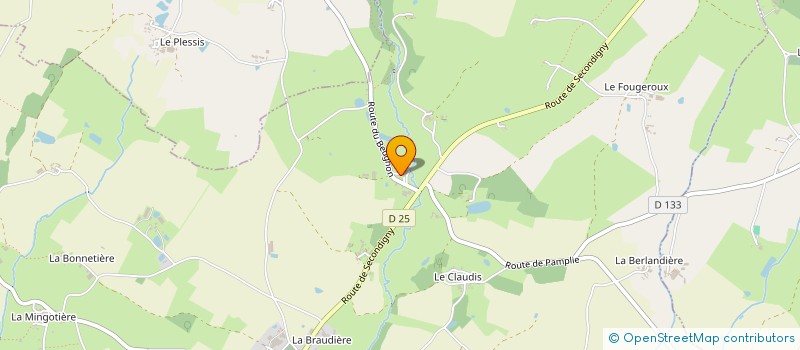 localisation de l'entreprise LES AMES LIBRES COMPAGNIE THEATRE ET CREATION  BEUGNON-THIREUIL