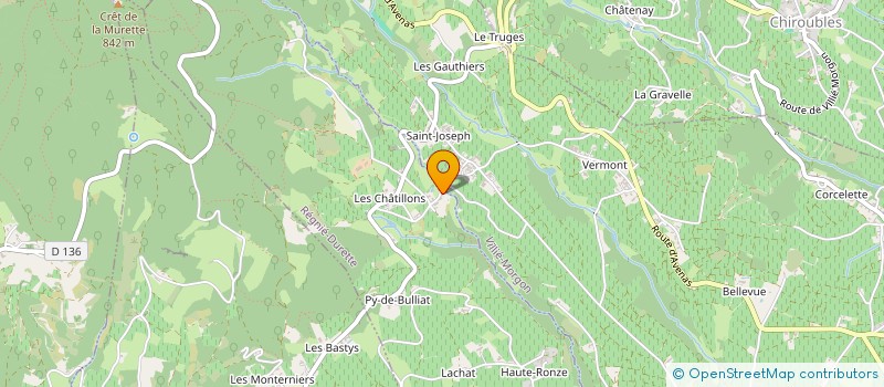 localisation de l'entreprise LES AMETHYSTES  REGNIE-DURETTE