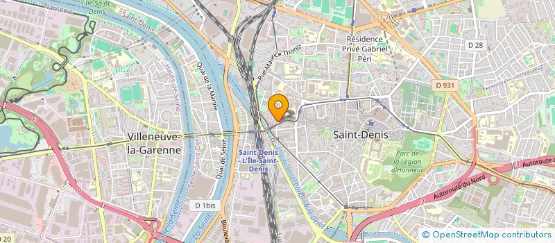 localisation de l'entreprise LES AMI.E.S DE LA SECURITE SOCIALE DE L'ALIMENTATION ( LES AMIS DE LA SSA ) à SAINT-DENIS