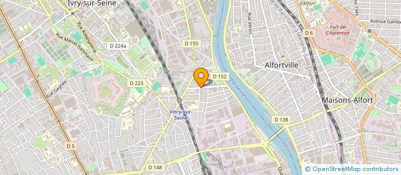 localisation de l'entreprise LES AMI.E.S DE LA VOISINE à VITRY-SUR-SEINE