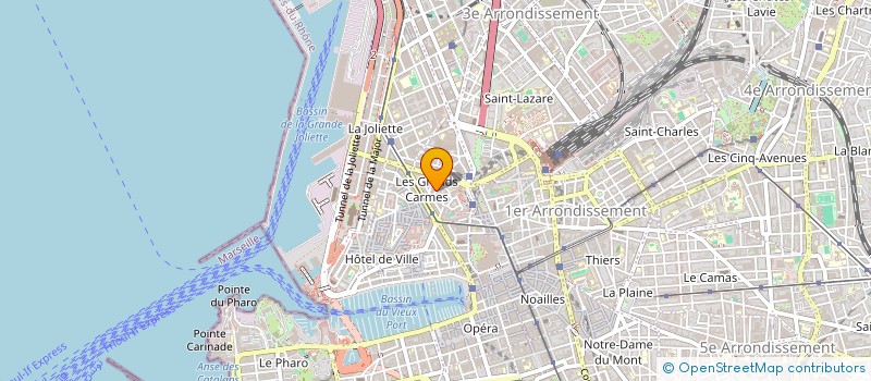 localisation de l'entreprise LES AMI(E)S DE SUPER CAFOUTCH  MARSEILLE