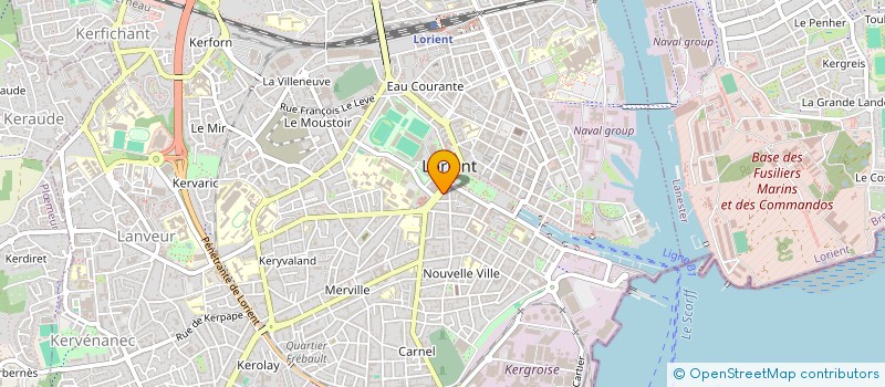 localisation de l'entreprise LES AMI.E.S DES TOITS PARTAGES  LORIENT