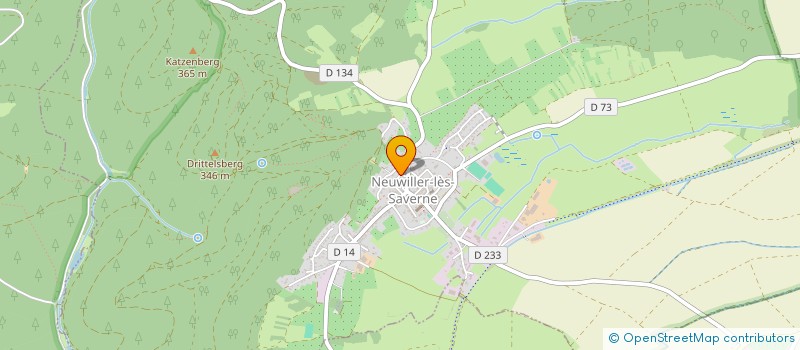 localisation de l'entreprise LES AMI.E.S. DU KOUGELHOPF  NEUWILLER-LES-SAVERNE