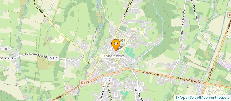 localisation de l'entreprise LES AMI.E.S DU VENT DES MOTS  LANNEMEZAN