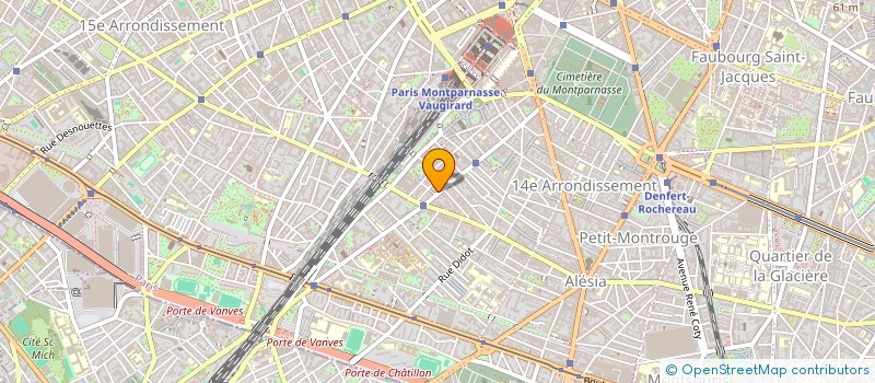 localisation de l'entreprise LES AMI.ES DE MONIQUE WITTIG  PARIS