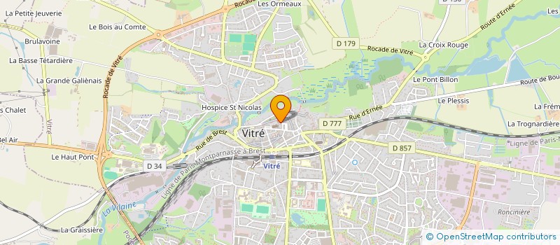 localisation de l'entreprise LES AMI.ES DES CAHIERS DE LITTERATURE ORALE  RENNES