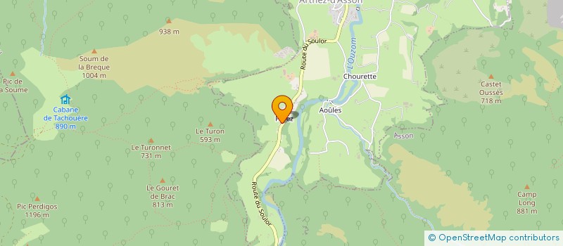 localisation de l'entreprise LES AMIES D'ARTHEZ D'ASSON  ARTHEZ-D'ASSON