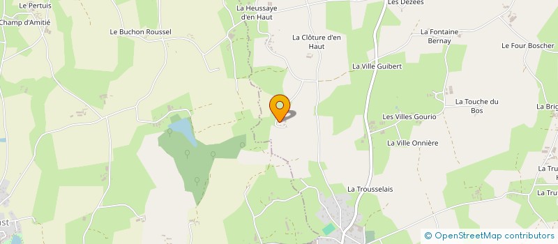 localisation de l'entreprise LES AMIES DE GOUEL ROCH à LE MENE