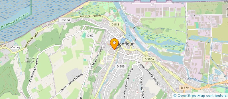 localisation de l'entreprise LES AMIIS DE LA FORGE  HONFLEUR