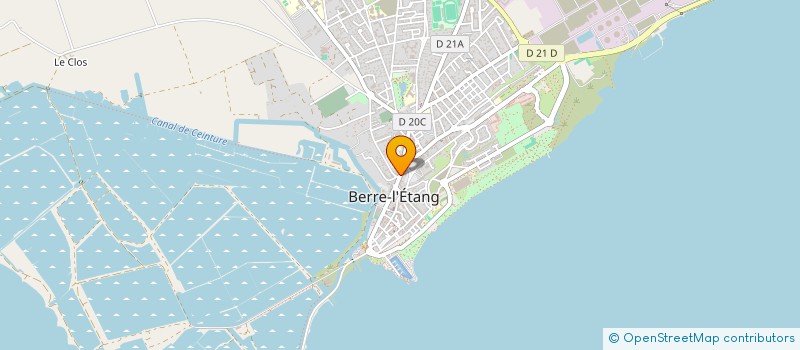 localisation de l'entreprise LES AMIIS DE LA RESISTANCE à BERRE-L'ETANG