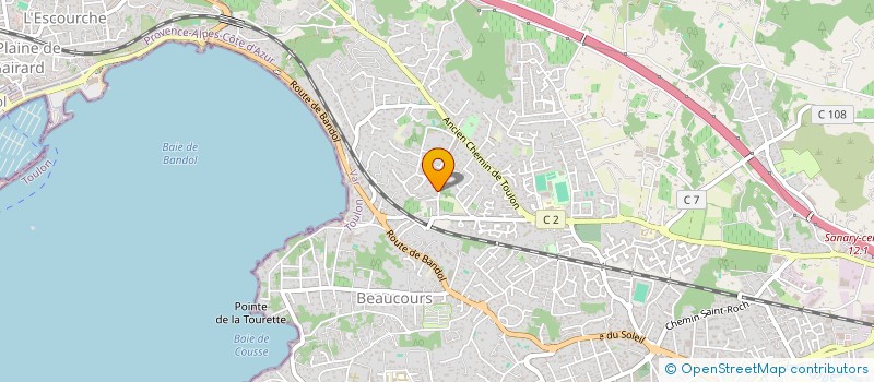 localisation de l'entreprise LES AMIRANTES 66  SANARY-SUR-MER