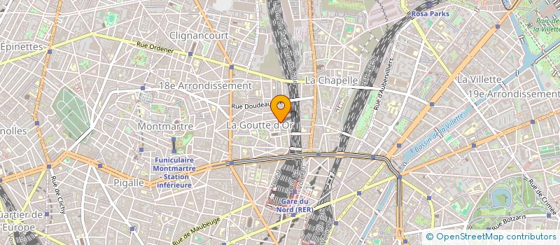 localisation de l'entreprise LES AMIS  PARIS