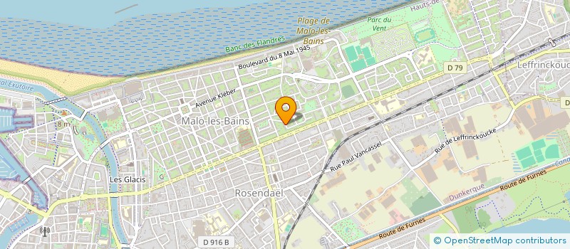 localisation de l'entreprise LES AMIS à DUNKERQUE