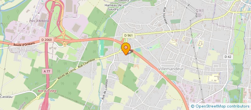 localisation de l'entreprise LES AMIS ANIM à VILLEMANDEUR