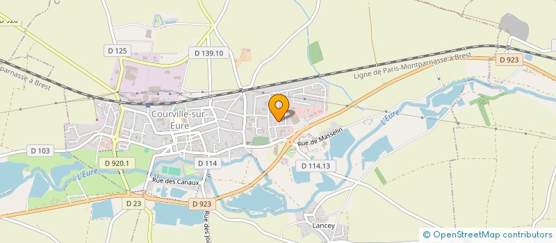 localisation de l'entreprise LES AMIS AUX CHEVEUX D'ARGENTS à COURVILLE-SUR-EURE
