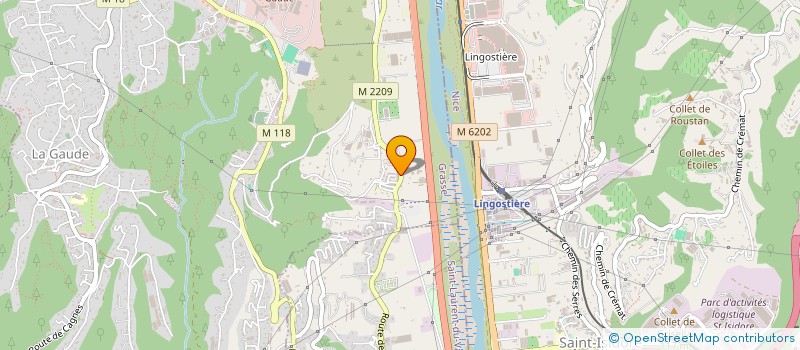 localisation de l'entreprise LES AMIS BARONNAIS  LA GAUDE